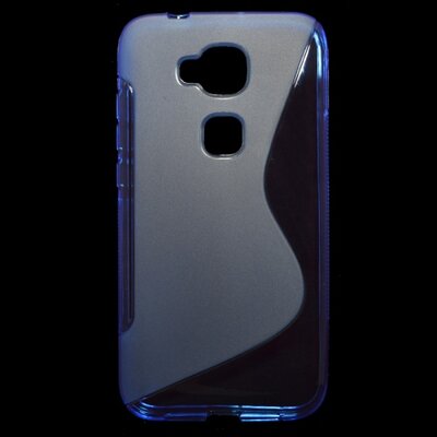 Hátlapvédő telefontok gumi / szilikon (S-line), Kék [Huawei G8]