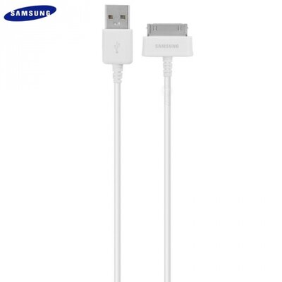 Samsung ECB-DP4AWE Adatátvitel adatkábel (30 pin csatlakozó, 100 cm hosszú) FEHÉR [Samsung Galaxy Note 10.1 (GT-N8000), Galaxy Note 10.1 (GT-N8010), Galaxy Ta