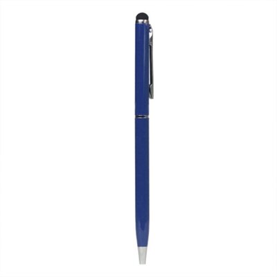 Érintőképernyő ceruza 2in1 (toll, kapacitív érintőceruza, 13 cm) KÉK