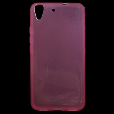 Hátlapvédő telefontok gumi / szilikon Fényes Rózsaszín [Huawei Y6]