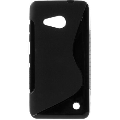 Hátlapvédő telefontok gumi / szilikon (S-line) Fekete [Microsoft Lumia 550]