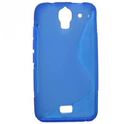 Hátlapvédő telefontok gumi / szilikon (S-line), Kék [Huawei Ascend Y360]