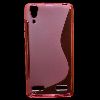 Hátlapvédő telefontok gumi / szilikon (S-line) Rózsaszín [Lenovo A6000]