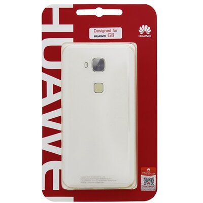 Huawei 51991160 hátlapvédő telefontok gumi / szilikon Átlátszó [Huawei G8]
