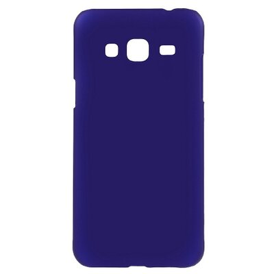 Műanyag hátlapvédő telefontok (gumírozott) Sötétkék [Samsung Galaxy J3 (2016) (SM-J320)]