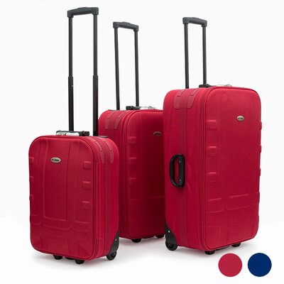 Elegance Bőröndszett (3 darabos), Piros