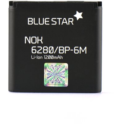 Utángyártott akkumulátor 1200 mAh Li-ion (BP-6M kompatibilis) - Nokia 6280 / 9300 / 6151 / N73 / N93