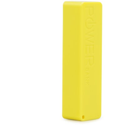 Hordozható töltő, Power Bank - 2200mAh sárga