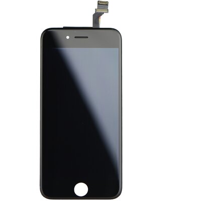 LCD kijelző érintőpanellel - Apple iPhone 6 4,7", fekete (magas minőségű utángyártott)