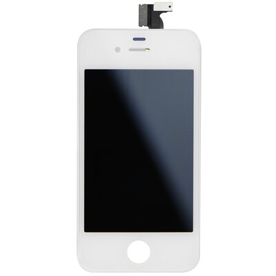 LCD kijelző érintőpanellel - Apple iPhone 4S, fehér (magas minőségű utángyártott)