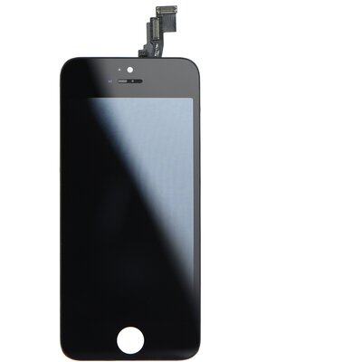 LCD kijelző érintőpanellel - Apple iPhone 5C, fekete (magas minőségű utángyártott)