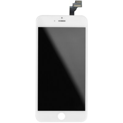 LCD kijelző érintőpanellel - Apple iPhone 6 Plus 5,5", fehér (magas minőségű utángyártott)