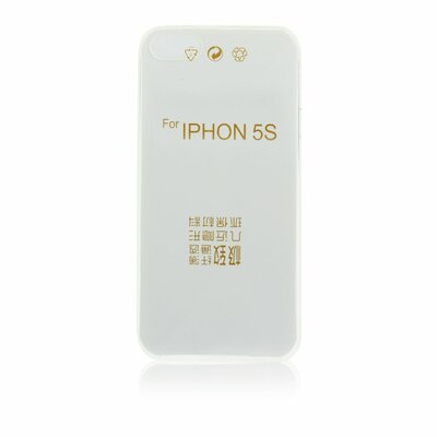Hátlapvédő telefontok szilikon, gumi hátlap Ultra vékony 0,3mm - Apple iPhone 5 / 5S átlátszó, színtelen