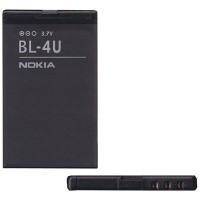Nokia BL-4U gyári akkumulátor 1000 mAh Li-ion - Nokia 206, 210 Asha, 300 Asha, 301, 305 Asha, 306 Asha, 308 Asha, 309 Asha, 311 Asha, 3120 Classic, 500 , 501 Asha, 5