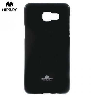 Mercury Goospery hátlapvédő telefontok gumi / szilikon (csillámporos) Fekete [Samsung Galaxy A5 (2016) (SM-A510F) ]