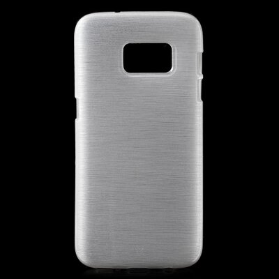 Hátlapvédő telefontok gumi / szilikon (szálcsiszolt mintázat) Fehér [Samsung Galaxy S7 (SM-G930)]