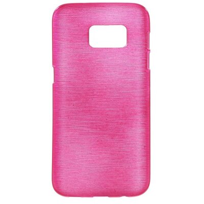 Hátlapvédő telefontok gumi / szilikon (szálcsiszolt mintázat) Rózsaszín [Samsung Galaxy S7 (SM-G930)]