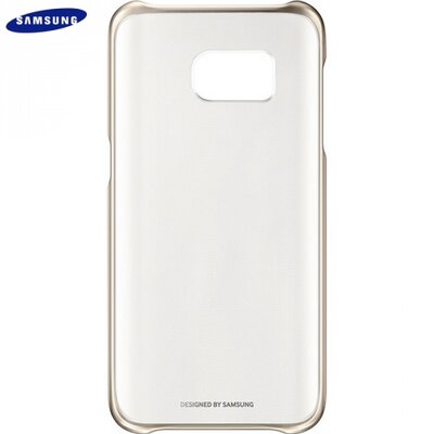 Samsung EF-QG930CFEGWW Műanyag hátlapvédő telefontok Átlátszó / Arany [Samsung Galaxy S7 (SM-G930)]