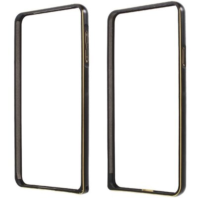 Hátlapvédő telefontok alumínium keret (BUMPER) fekete [Samsung Galaxy A5 (2016) (SM-A510F) ]