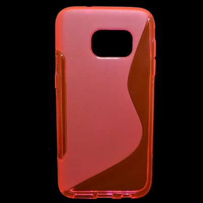 Hátlapvédő telefontok gumi / szilikon (S-line) Rózsaszín [Samsung Galaxy S7 (SM-G930)]