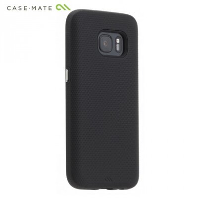 Case-mate CM034008 CASE-MATE TOUGH műanyag hátlapvédő telefontok (gumi / szilikon belső, közepesen ütésálló) Fekete [Samsung Galaxy S7 EDGE (SM-G935)]