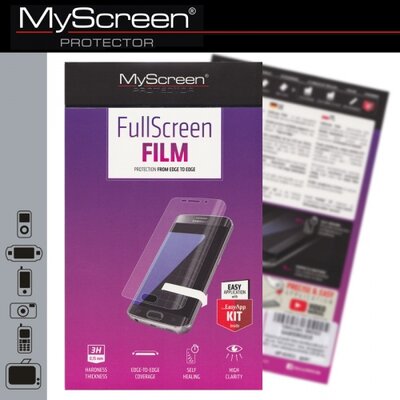 Myscreen Crystal Fullscreen Kijelzővédő fólia (íves, öntapadó PET, nem visszaszedhető, 0.15mm, 3H) ÁTLÁTSZÓ [Samsung Galaxy S7 EDGE (SM-G935)]