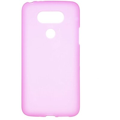 Hátlapvédő telefontok gumi / szilikon (matt, fényes keret) Rózsaszín [LG G5 (H850) - G5 SE (H840)]