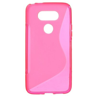 Hátlapvédő telefontok gumi / szilikon (S-line) Rózsaszín [LG G5 (H850) - G5 SE (H840)]