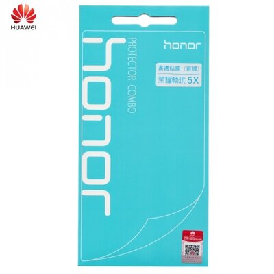 Kijelzővédő fólia víztiszta átlátszó [Huawei Honor 5X]