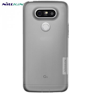 Nillkin Nature hátlapvédő telefontok szilikon hátlap (0.6 mm, ultravékony) Szürke [LG G5 (H850) - G5 SE (H840)]