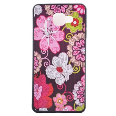 Hátlapvédő telefontok gumi / szilikon (virágminta) Többszínű [Samsung Galaxy A5 (2016) (SM-A510F) ]