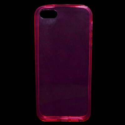 Hátlapvédő telefontok gumi / szilikon (ultravékony) Rózsaszín [Apple iPhone 5, iPhone 5S, iPhone SE]