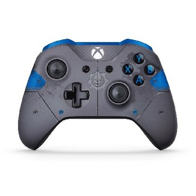 Xbox One vezetéknélküli kontroller Gears of War 4 Limited Edition JD Fenix (szürke-kék) (XBOX ONE)