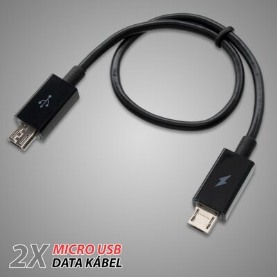 Sürgősségi kábel 2x micro USB [univerzális kiegészítő]