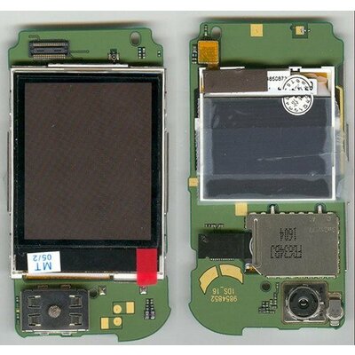 LCD kijelző (2 kijelző) komplett panel kamerával és hangszóróval [Nokia 7270]
