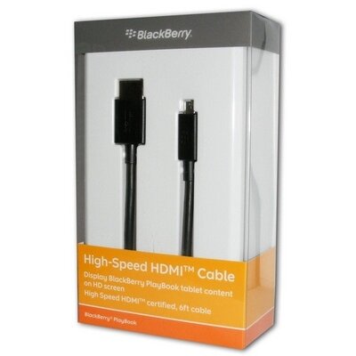 Blackberry ACC-40486-201 TV/HDMI adapter kábel (180cm) [BlackBerry PlayBook]