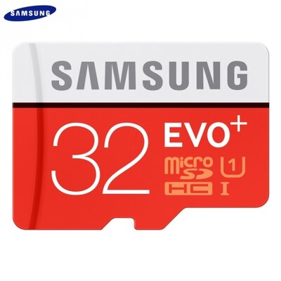 Samsung MB-MC32GA/EU microSDHC EVO Plus 32GB memóriakártya (C10/UHS-I, Class 10, UHS-1, SD adapterrel)