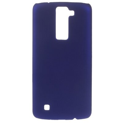 Műanyag hátlapvédő telefontok (gumírozott), Kék [LG K8 (K350n)]