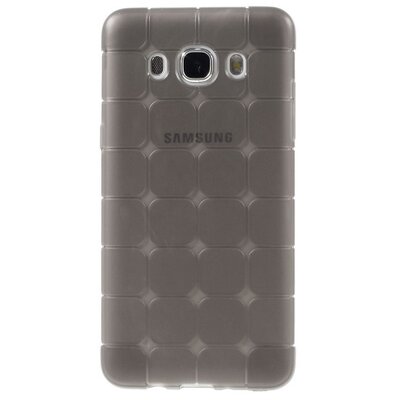 Hátlapvédő telefontok gumi / szilikon (kockaminta) Szürke [Samsung Galaxy J5 (2016) (SM-J510)]