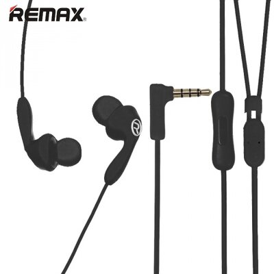 Remax RM-505_B REMAX CANDY headset SZTEREO (3.5 mm jack, mikrofon, felvevőgomb) FEKETE