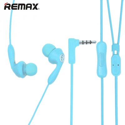 Remax RM-505_BL REMAX CANDY headset SZTEREO (3.5 mm jack, mikrofon, felvevőgomb) KÉK