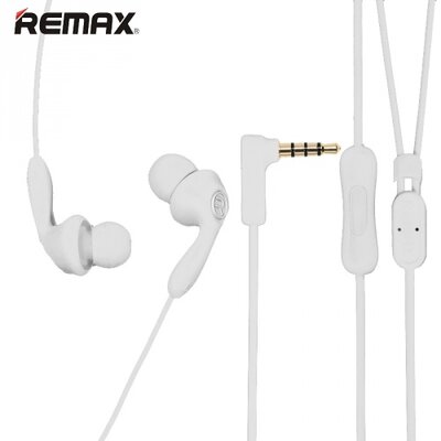 Remax RM-505_W REMAX CANDY headset SZTEREO (3.5 mm jack, mikrofon, felvevőgomb) FEHÉR