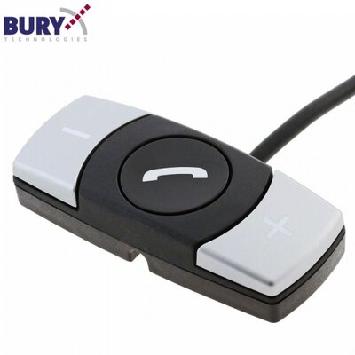 Bury CC9048 BLUETOOTH kihangosító szett, beépíthető (multipoint, microUSB-s töltőcsatlakozó a készülékhez, LCD kijelző NÉLKÜL)
