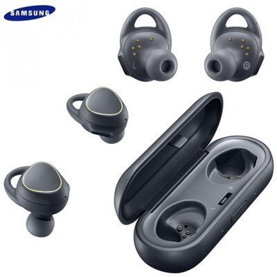 Samsung SM-R150NZKAXAR BLUETOOTH headset IconX (Sport, Fitness Tracker, zenelejátszó) FEKETE