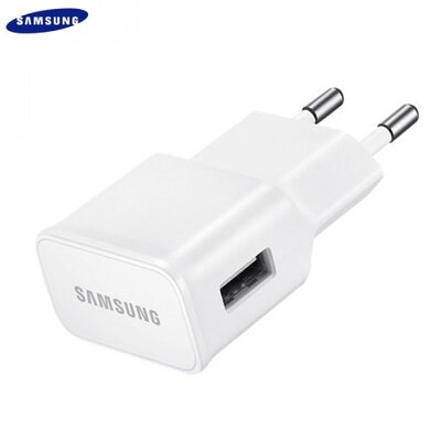 Samsung EP-TA20EWEUG Hálózati töltő USB aljzat (5V / 2000 mA, gyorstöltés támogatás, kábel NÉLKÜL!) FEHÉR