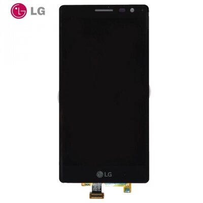 Gyári LCD kijelző komplett panel (kerettel, érintőpanellel) FEKETE [LG Zero (H650E)]