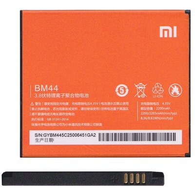 Xiaomi BM44 gyári akkumulátor 2200 mAh Li-ion - Xiaomi Redmi 2