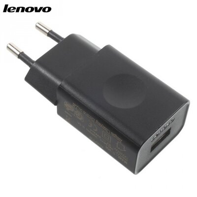 Lenovo C-P57 Hálózati töltő USB aljzat (5V / 2000mA, kábel NÉLKÜL!) FEKETE