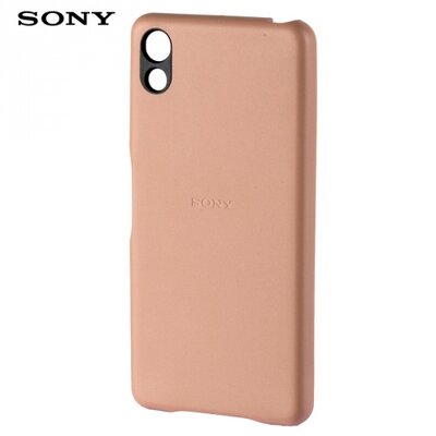 Sony SBC30_RG Műanyag hátlapvédő telefontok (bőrbevonat) RoseGold [Sony Xperia X Performance (F8131)]
