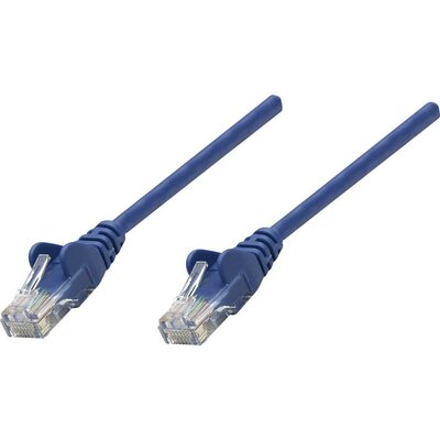 RJ45-ös patch kábel, hálózati LAN kábel CAT 6 S/FTP [1x RJ45 dugó - 1x RJ45 dugó] 2 m Kék Intellinet